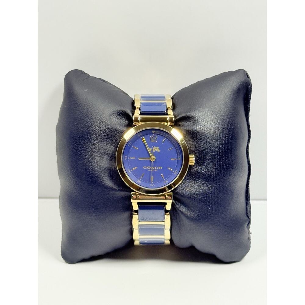 Coach Sport 14502462 Ceramic Blue Dial Two Tone Steel Strap Women’s Watch